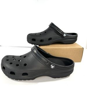 Crocs Black Unisex Clogs Slip On Shoes Slides Men’s Size 12